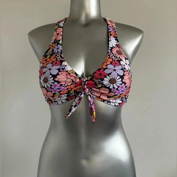 Time & Tru Floral Bikini Top - Picture 4 of 9